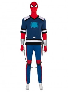 Spider-Man Freshman Year Hoodies Version Halloween Cosplay Costume Set Without Shoes Without Backpack