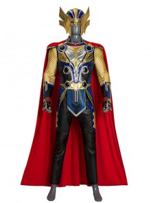 Thor Love And Thunder Thor Odinson Long Sleeves Version Halloween Cosplay Costume Set Without Boots