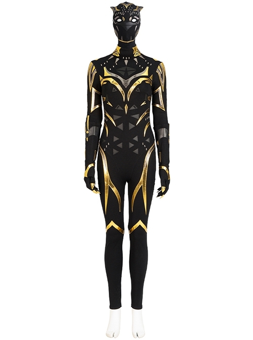 Black Panther Wakanda Forever Shuri Battle Suit Halloween Cosplay Costume Set Without Boots