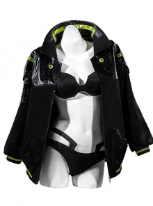 Cyberpunk Edgerunners Rebecca Halloween Cosplay Costume Set Without Shoes