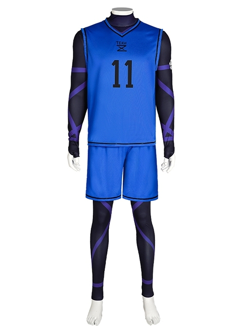 Blue Lock Isagi Yoichi Halloween Cosplay Costume Full Set