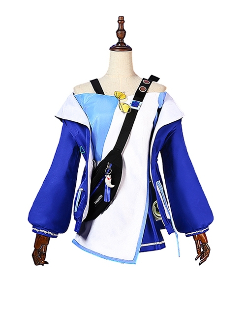 Genshin Impact Lawson Collaboration Hu Tao Halloween Cosplay Costume Full Set