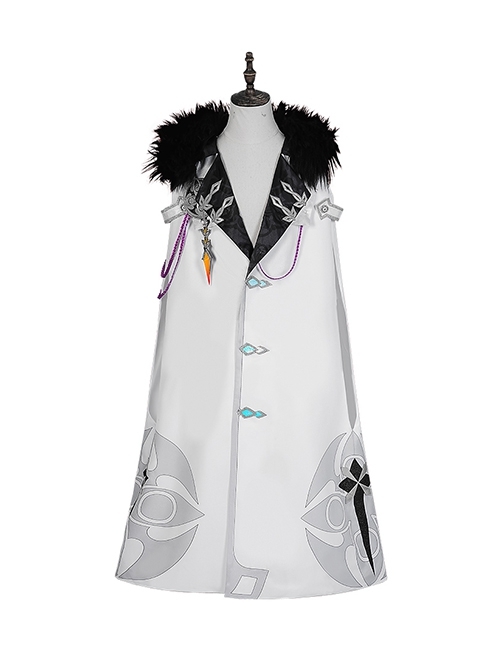 Game Genshin Impact Fatui Harbinger Marionette Sandrone Halloween Cosplay Costume Full Set