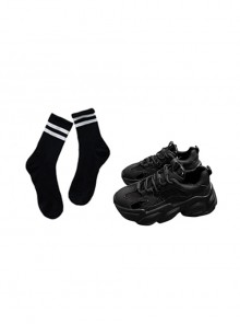 Wednesday Addams Cat Bodysuit Halloween Cosplay Accessories Black Shoes And Socks