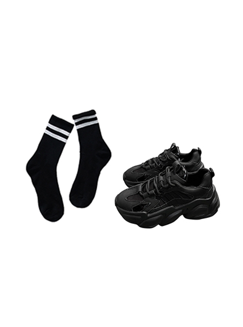 Wednesday Addams Cat Bodysuit Halloween Cosplay Accessories Black Shoes And Socks