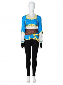 The Legend Of Zelda Breath Of The Wild Princess Zelda Halloween Cosplay Costume Set Without Boots