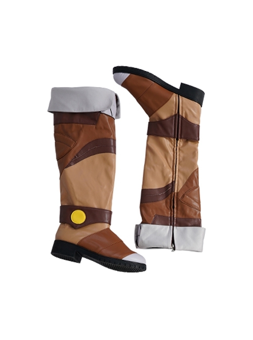 The Legend Of Zelda Breath Of The Wild Princess Zelda Halloween Cosplay Accessories Brown Boots