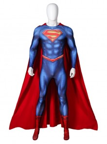 Superman And Lois Season 3 Halloween Cosplay Costume Superman Printing Bodysuit Full Set