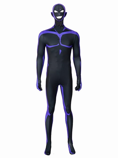 Detective Conan The Culprit Hanzawa Halloween Cosplay Costume Hanzawa Makoto Bodysuit Full Set