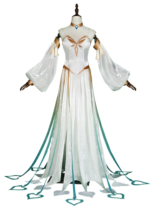 Game Genshin Impact The Greater Lord Rukkhadevata Halloween Cosplay Costume Full Set