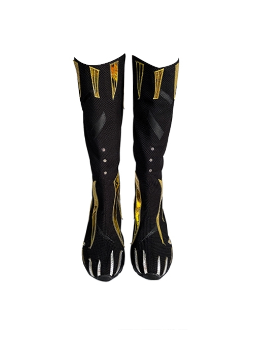 Black Panther Wakanda Forever Shuri Battle Suit Halloween Cosplay Accessories Black Boots