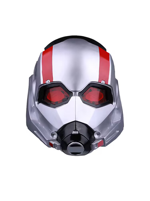 Ant-Man And The Wasp Quantumania Scott Lang Halloween Cosplay Accessories Silver Helmet