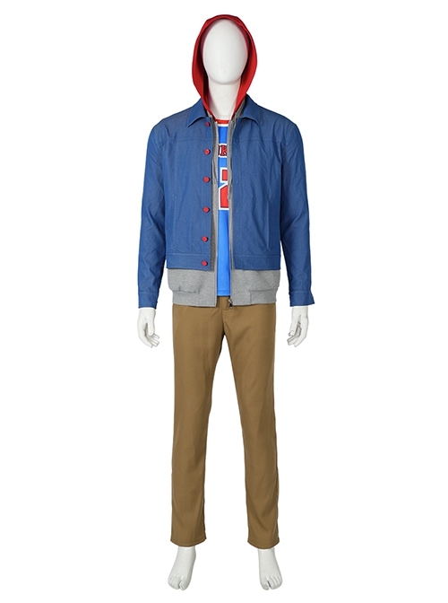 Spider-Man Across The Spider-Verse Part One Miles Morales Halloween Cosplay Costume Set Without Cotton-Padded Jacket