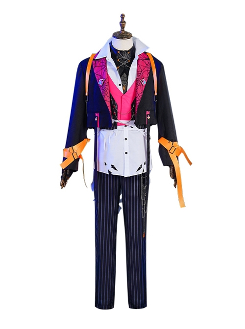 Game Ensemble Stars Helter-Spider Niki Shiina Halloween Cosplay Costume Full Set
