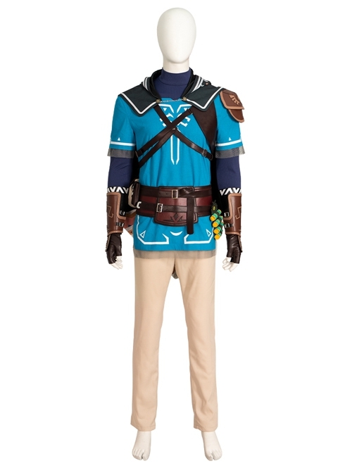 The Legend Of Zelda Tears Of The Kingdom Link Halloween Cosplay Costume Set Without Boots