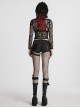 Black Elastic Wash Water Denim Shorts