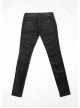 Gothic Elastic Long Black Floral Printed Leggings