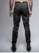 Daily Gothic Peacock Button Man Black Pants
