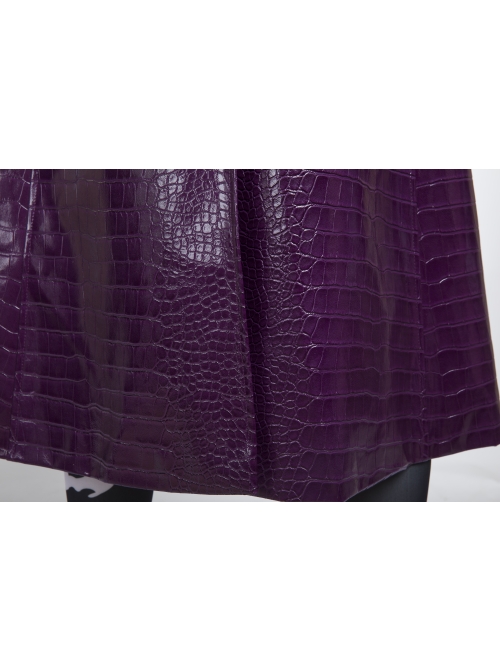 Suicide Squad The Joker Halloween Cosplay Costume Purple Leather Coat Full Set