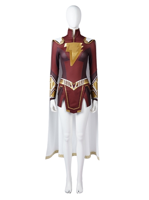 Shazam Fury Of The Gods Lady Shazam Mary Bromfield Halloween Cosplay Costume Set Without Boots