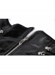 Black Zip Waisted Lace-Up Underbust Strap Shinning Punk Dress