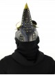 Steampunk Gothic Golden Beak Black PU Leather Wings Bird Mask