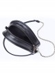 Punk Gothic White Pentagram Black Shoulder Bag Inclined Shoulder Bag