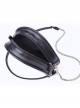 Punk Gothic Black Cat Pattern Black Shoulder Bag Inclined Shoulder Bag