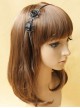 Gothic Black Spider Web Lolita Headband