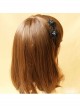 Gothic Black Spider Web Lolita Headband