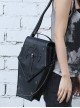 Steampunk Cross Skull Rivet Multi-function Gothic Black PU Bag