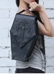 Steampunk Cross Skull Rivet Multi-function Gothic Black PU Bag