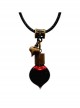 Steampunk Gothic Dracula Vows Retro Edition Vampire Blood Vial Earl's Heart PU Choker