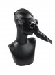 Steampunk Pestilence Black Small Long Beak Doctor Halloween Gothic Party Cosplay Mask