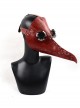Steampunk Pestilence Red Long Beak Doctor Halloween Gothic Party Cosplay Mask