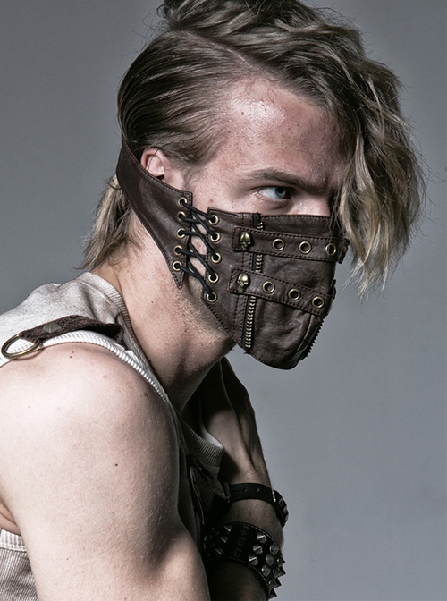 Steampunk Coffee Rivet Fashion men's Mask