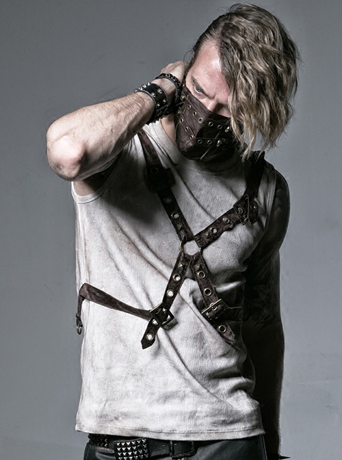 Steampunk Coffee Rivet Fashion men's Mask