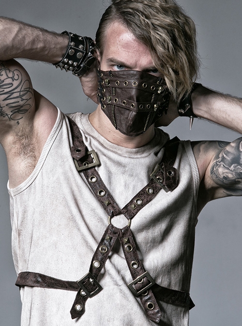 Steampunk Coffee Rivet Fashion men's Mask