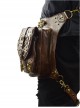 Steampunk Dark Brown Rivet Outdoors Multi-function Men's Inclined Shoulder Bag