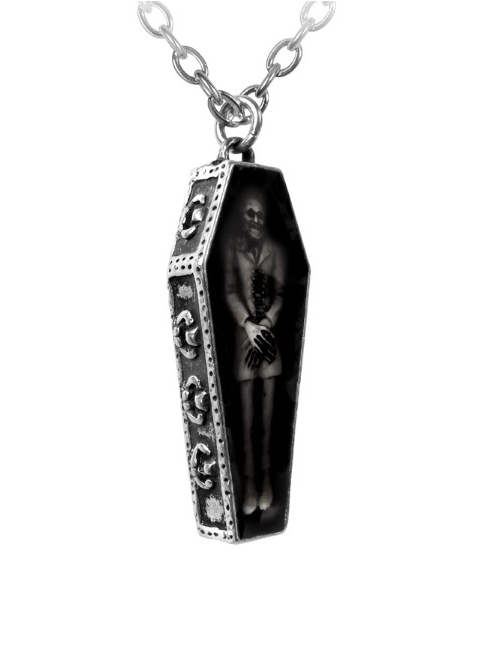 Punk Retro Zombie's Rest Pendant Gothic Necklace
