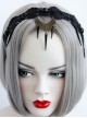 Punk Vintage Black Lace Gothic Hair Hoop
