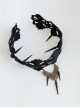 Punk Vintage Black Lace Gothic Hair Hoop