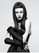 Punk Black Lace Gothic Velvet Gloves