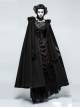 Positioning Black Lace Gothic Queen Scarf