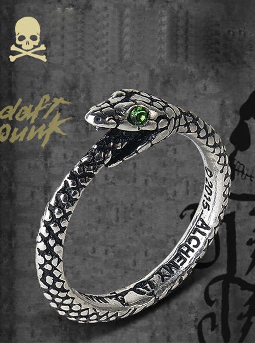 Punk Retro Gothic Fashion Ouroboros Ring
