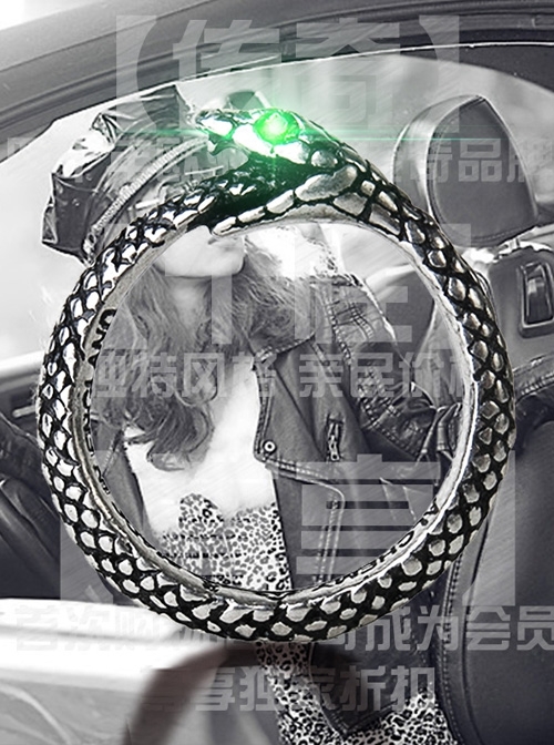 Punk Retro Gothic Fashion Ouroboros Ring