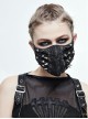 Black Punk Rivet Gothic Mask