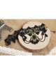 Retro Elegant Black Lace Gothic Ankle Bracelet