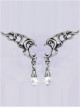 Punk Eternal Wings Crystal Pendant Earrings