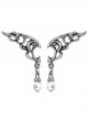Punk Eternal Wings Crystal Pendant Earrings